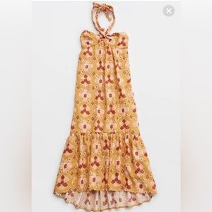 NWOT Aerie High Low Halter Maxi Sundress